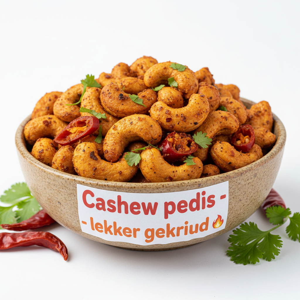 Cashew pedis - lekker gekruid 🥵