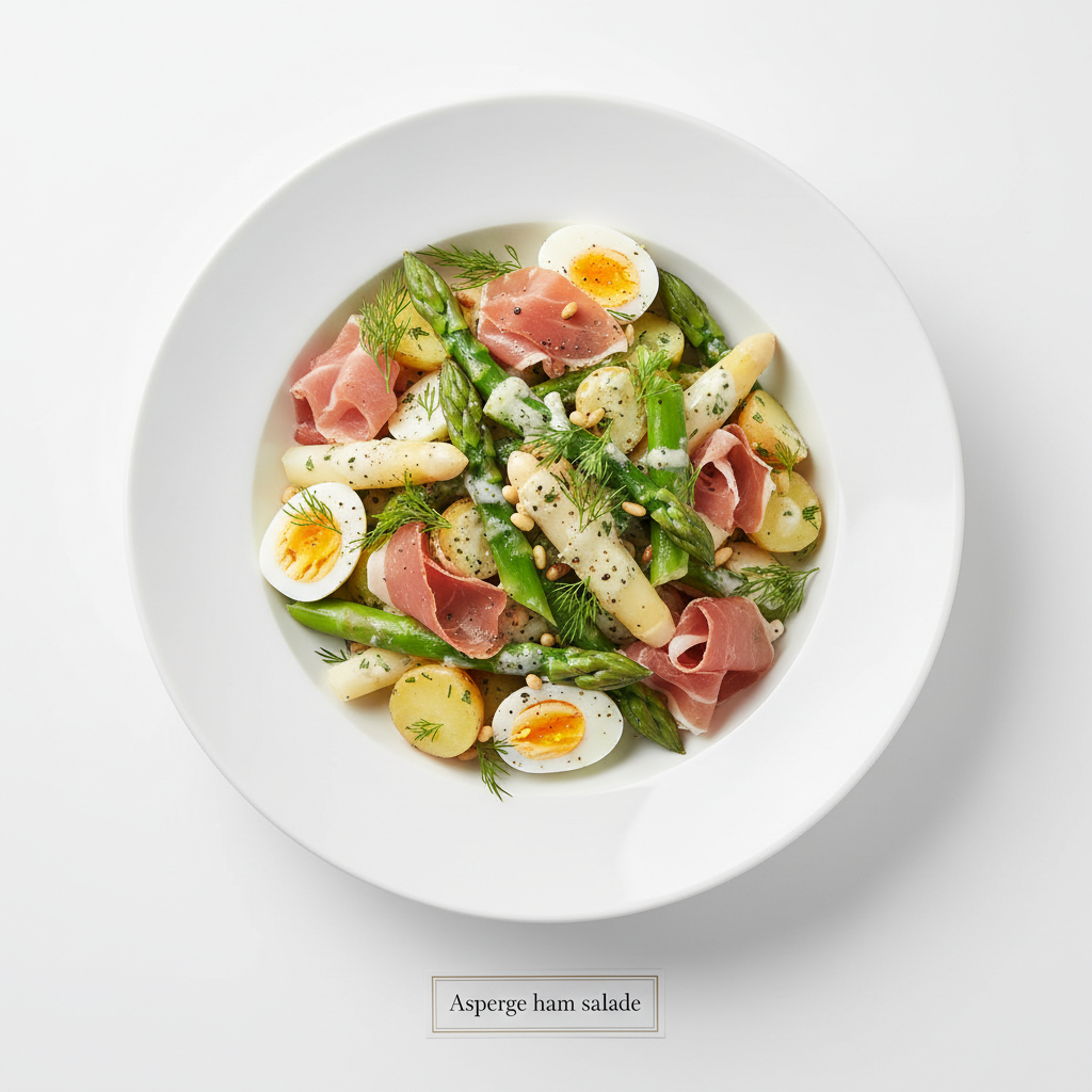 Asperge ham salade