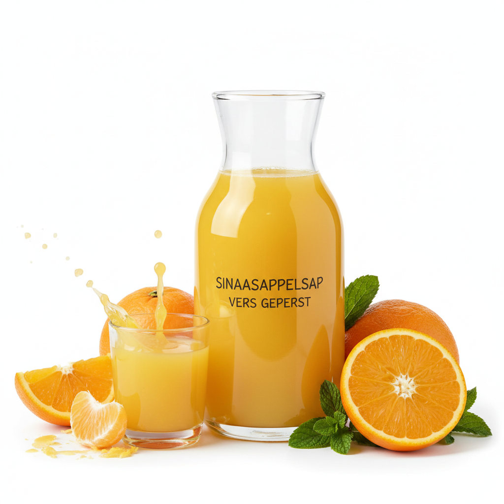 Sinaasappelsap vers geperst