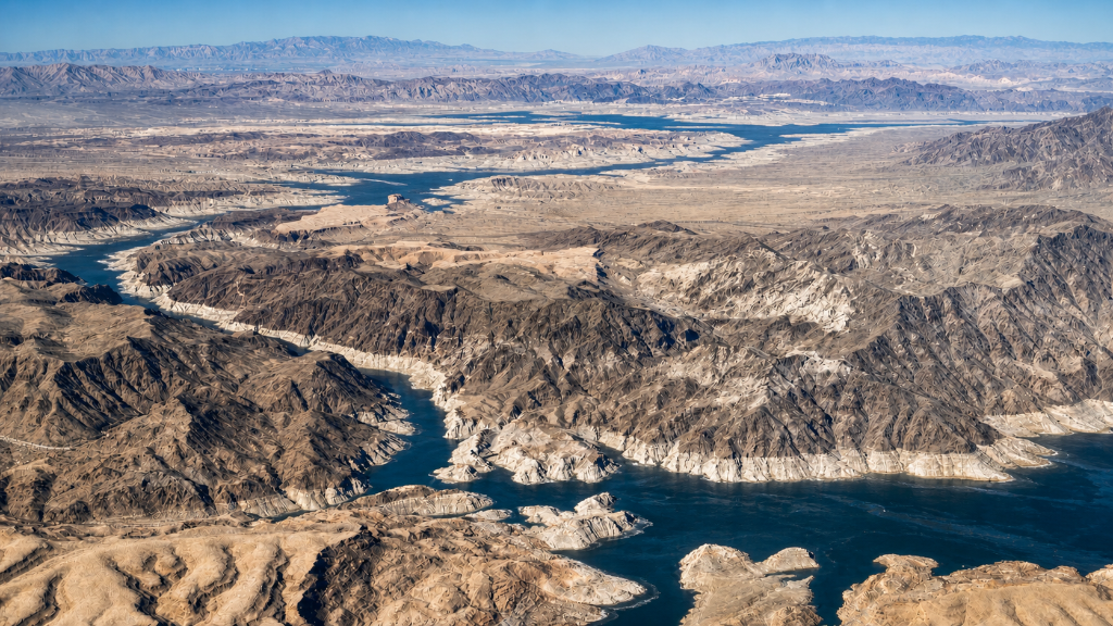 Lake Mead aerial view
