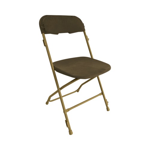 Chaise pliante couleur chocolat