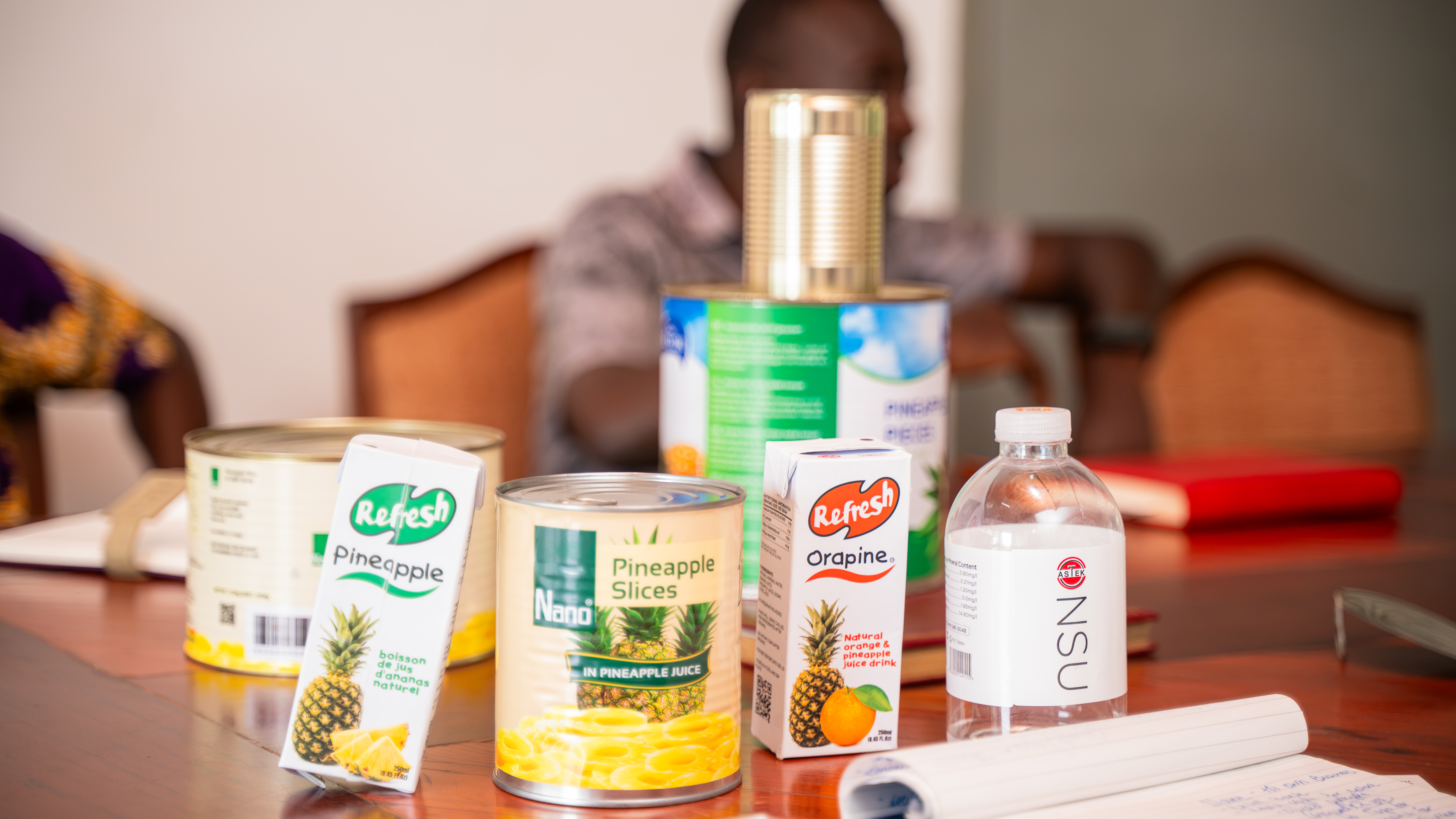 Product samples reviewed during a Niofar Capital site visit