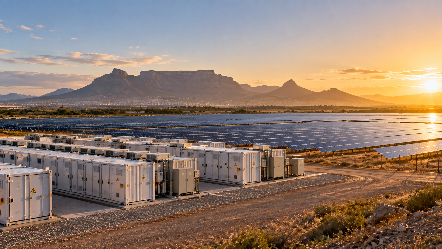 Utility-Scale Solar + Battery Storage Project — South Africa