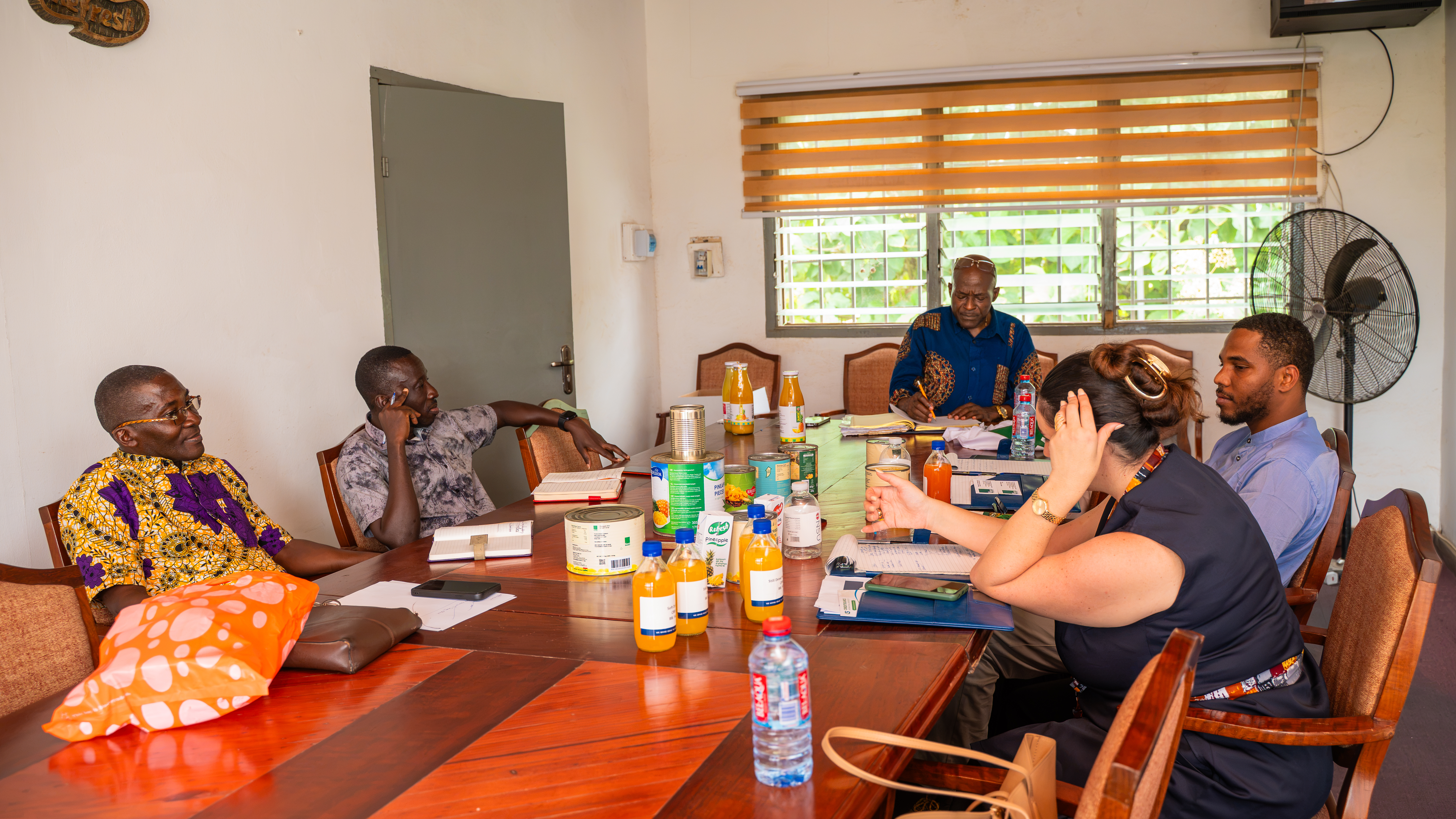 Niofar Capital reviewing a project with a sponsor