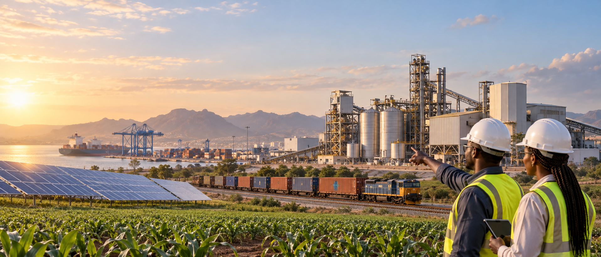 Niofar Capital reviewing industrial infrastructure on site