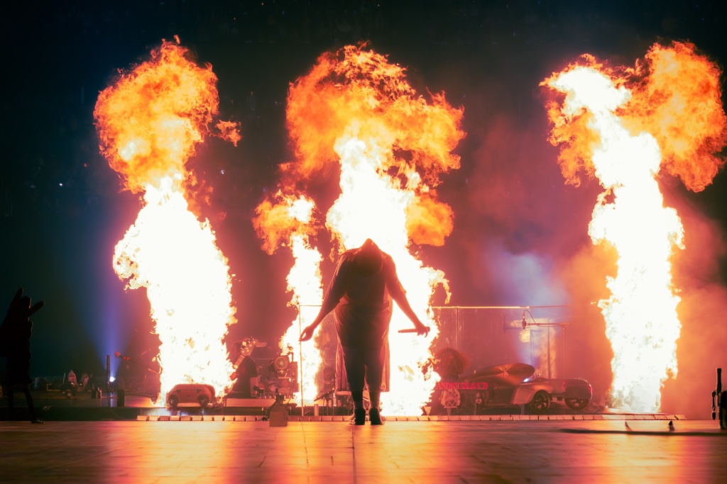 Billie Eilish performing during the Hit Me Hard and Soft Tour at Desert Diamond Arena in Glendale, AZ — concert photography by Anthony Cavale for Cavale Live