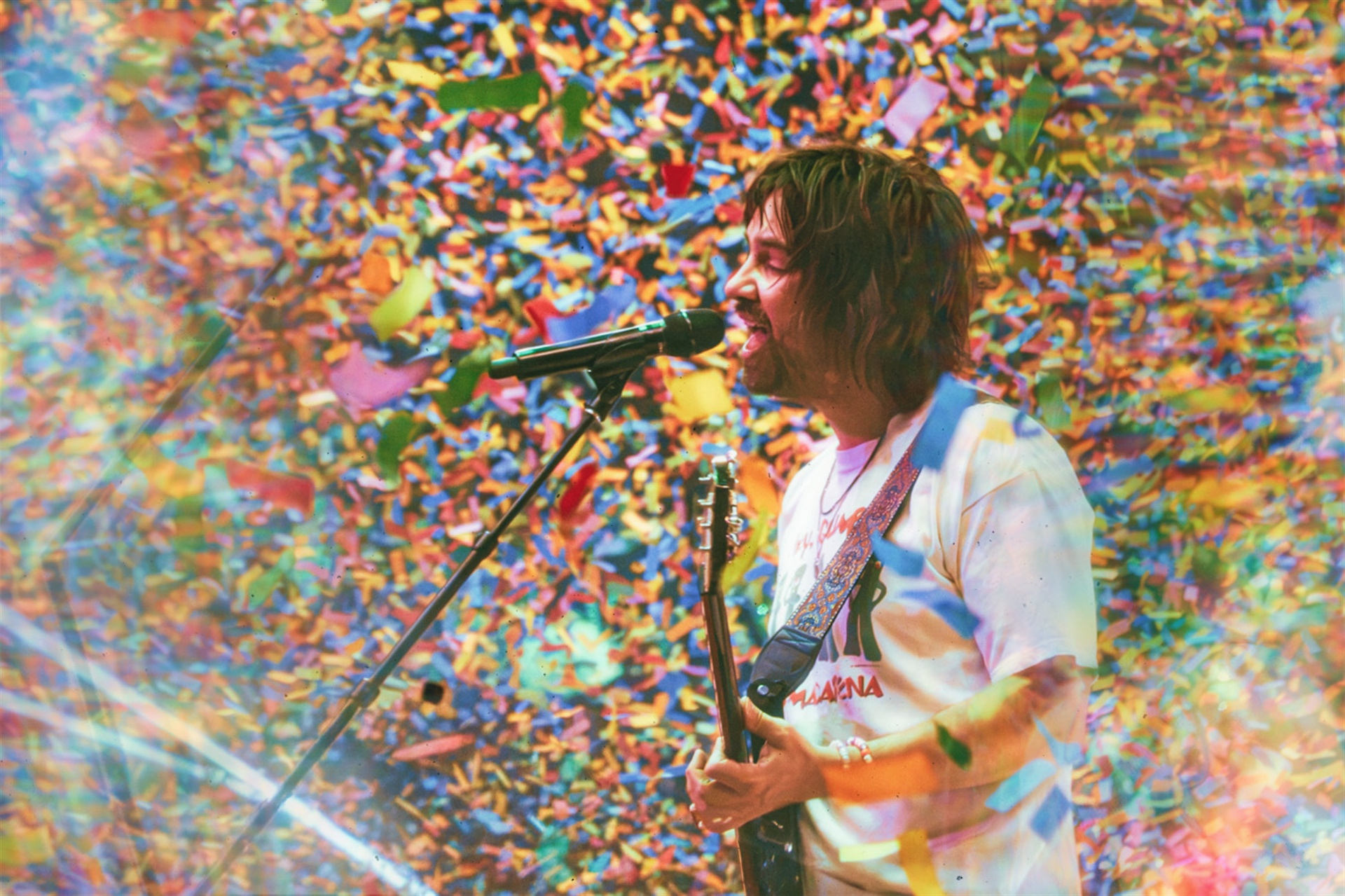 Tame Impala performing on the Deadbeat Tour at Mortgage Matchup Center in Phoenix, Arizona — photograph 2 by Anthony Cavale