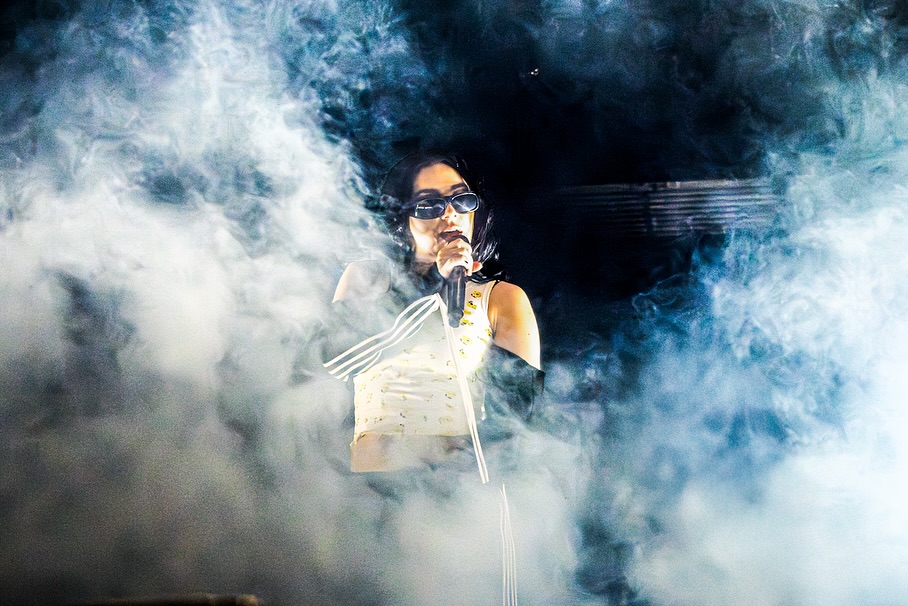 Charli XCX performing during the Sweat Tour at Footprint Center in Phoenix, AZ — concert photography by Anthony Cavale for Cavale Live