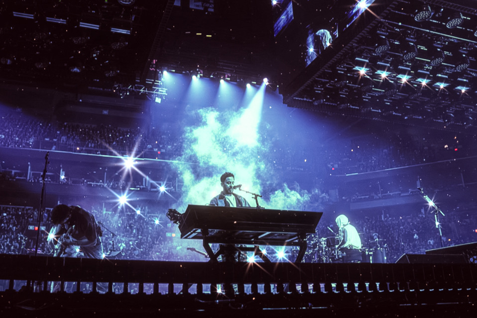 Linkin Park performing during the From Zero World Tour at Footprint Center in Phoenix, AZ — concert photography by Anthony Cavale for Cavale Live