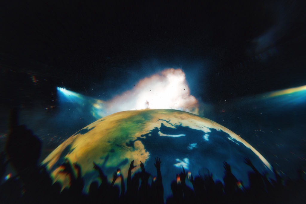 YE performing during the Live at SoFi at SoFi Stadium in Los Angeles, CA — concert photography by Anthony Cavale for Cavale Live