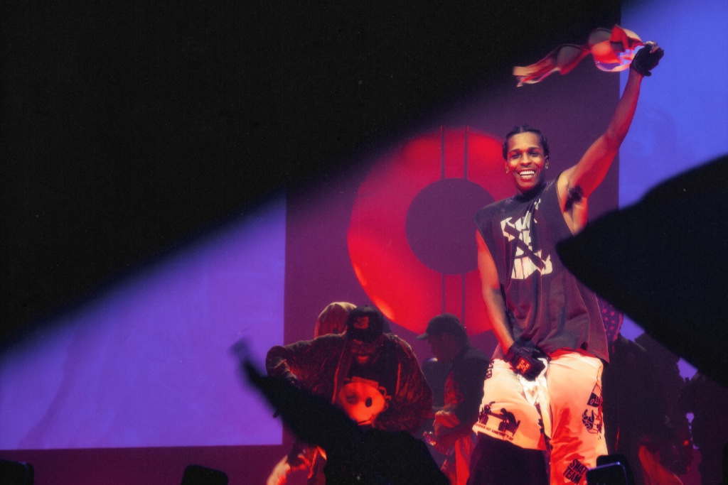 A$AP Rocky performing during the Don't Be Dumb Tour at Mortgage Matchup Arena in Phoenix, AZ — concert photography by Anthony Cavale for Cavale Live
