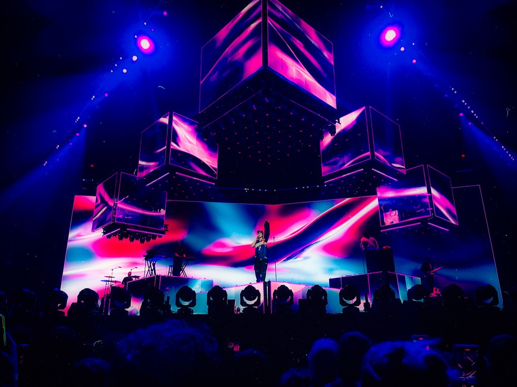 Joji performing during the Pandemonium Tour at Footprint Center in Phoenix, AZ — concert photography by Anthony Cavale for Cavale Live