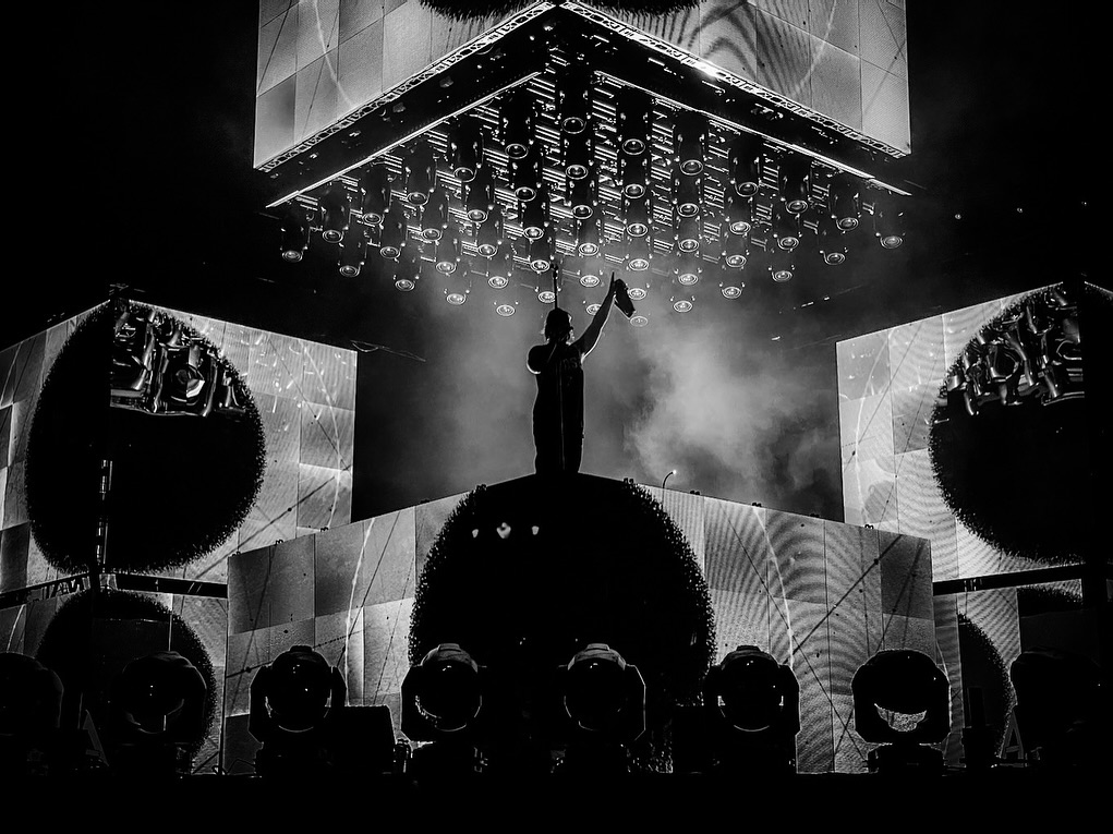 Joji performing during the Pandemonium Tour at Footprint Center in Phoenix, AZ — concert photography by Anthony Cavale for Cavale Live