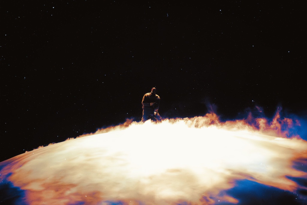 YE performing during the Live at SoFi at SoFi Stadium in Los Angeles, CA — concert photography by Anthony Cavale for Cavale Live