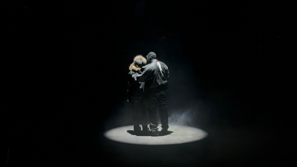 YE & Ty Dolla $ign performing during the Vultures Listening Experience at Footprint Center in Phoenix, AZ — concert photography by Anthony Cavale for Cavale Live