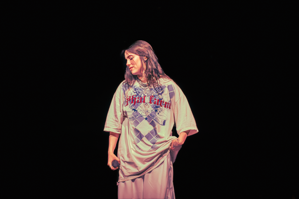 Billie Eilish performing during the Hit Me Hard and Soft Tour at Desert Diamond Arena in Glendale, AZ — concert photography by Anthony Cavale for Cavale Live