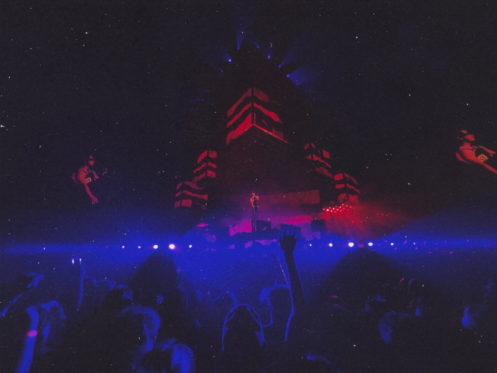 Joji performing during the Pandemonium Tour at Footprint Center in Phoenix, AZ — concert photography by Anthony Cavale for Cavale Live