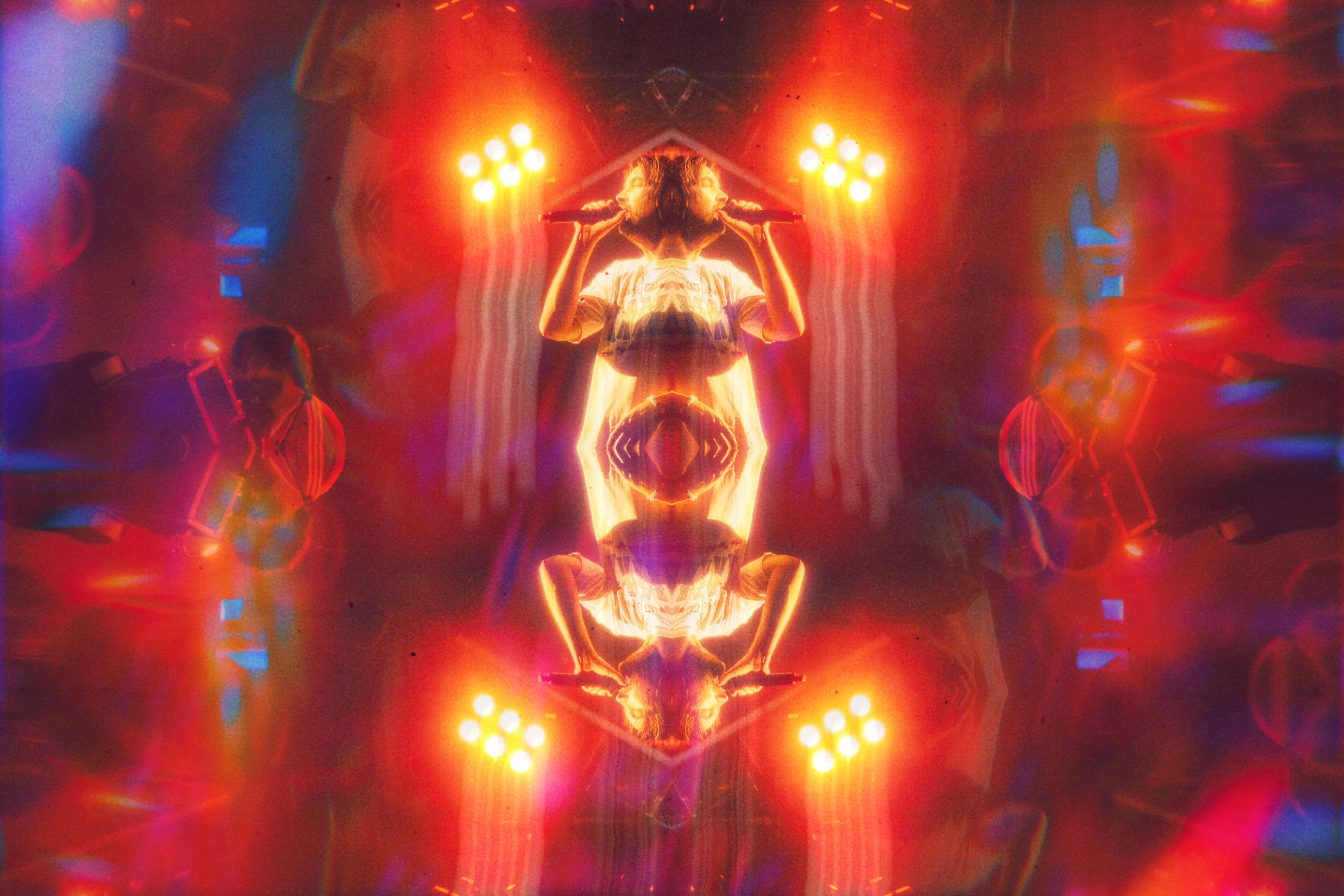 Tame Impala performing on the Deadbeat Tour at Mortgage Matchup Center in Phoenix, Arizona — photograph 13 by Anthony Cavale