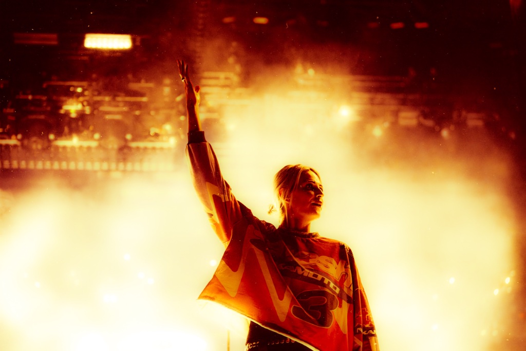 Linkin Park performing during the From Zero World Tour at Footprint Center in Phoenix, AZ — concert photography by Anthony Cavale for Cavale Live