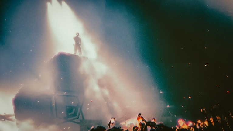 Travis Scott performing during the CIRCUS MAXIMUS at Footprint Center in Phoenix, AZ — concert photography by Anthony Cavale for Cavale Live
