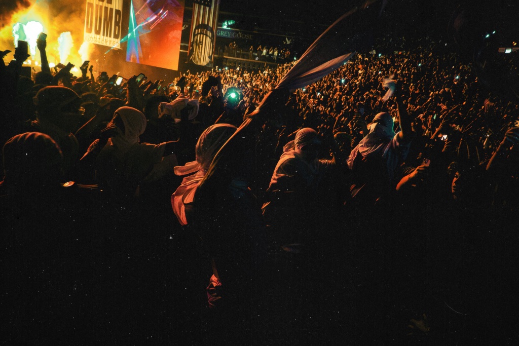 A$AP Rocky performing during the Don't Be Dumb Tour at Mortgage Matchup Arena in Phoenix, AZ — concert photography by Anthony Cavale for Cavale Live
