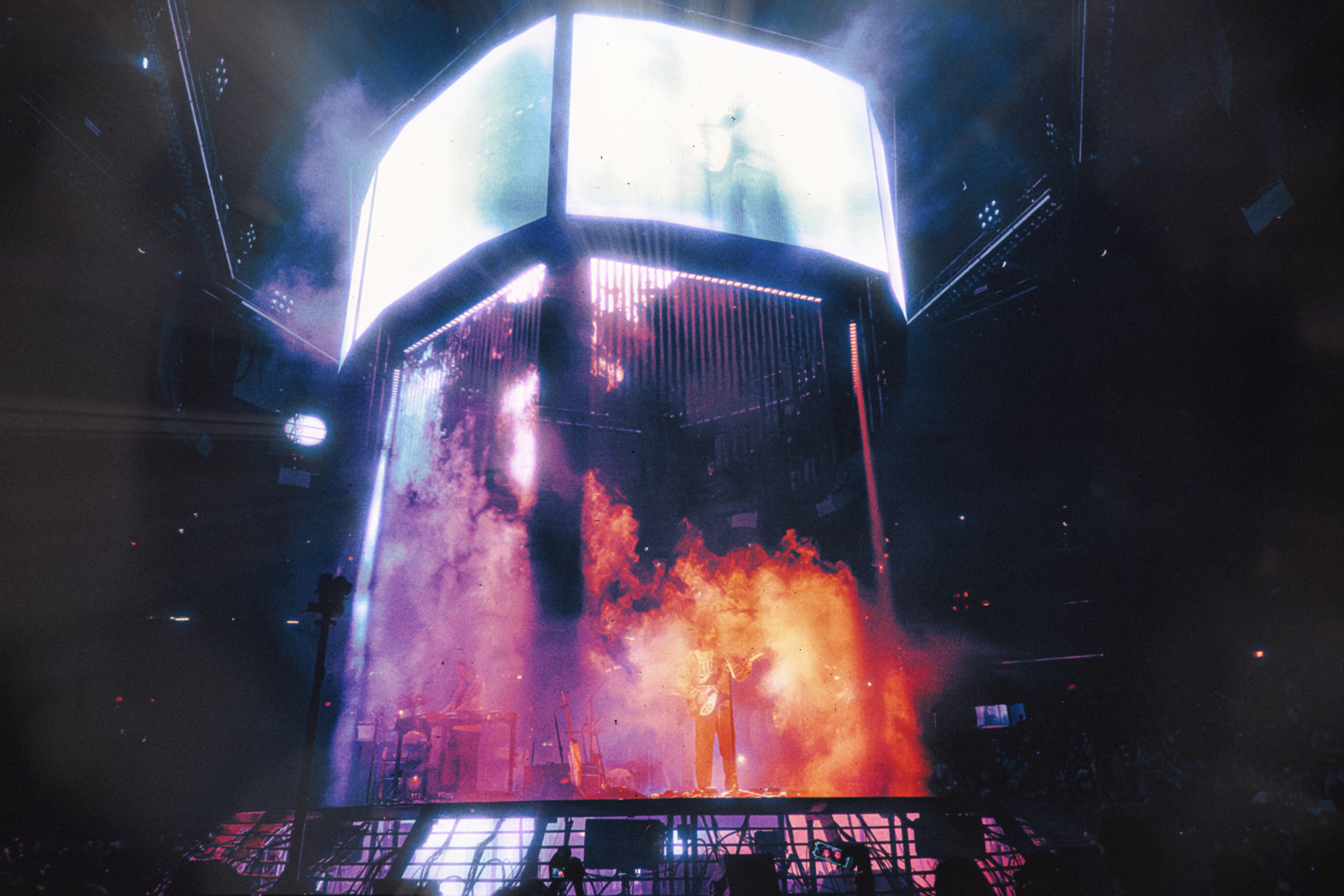 Tame Impala performing on the Deadbeat Tour at Mortgage Matchup Center in Phoenix, Arizona — photograph 3 by Anthony Cavale