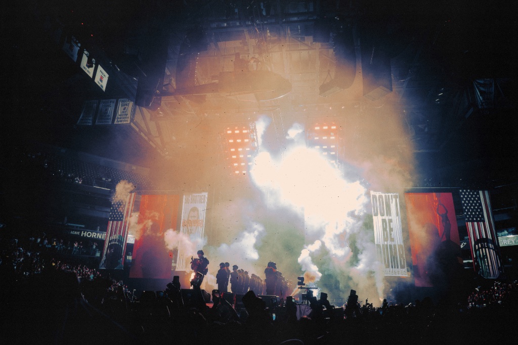 A$AP Rocky performing during the Don't Be Dumb Tour at Mortgage Matchup Arena in Phoenix, AZ — concert photography by Anthony Cavale for Cavale Live