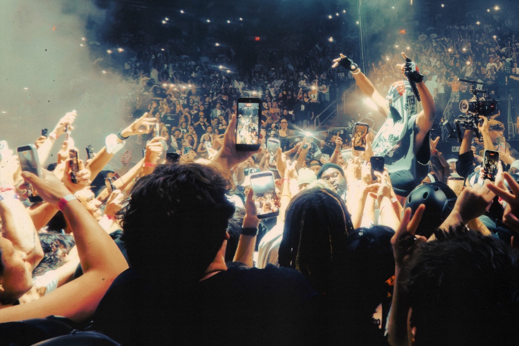 A$AP Rocky performing during the Don't Be Dumb Tour at Mortgage Matchup Arena in Phoenix, AZ — concert photography by Anthony Cavale for Cavale Live