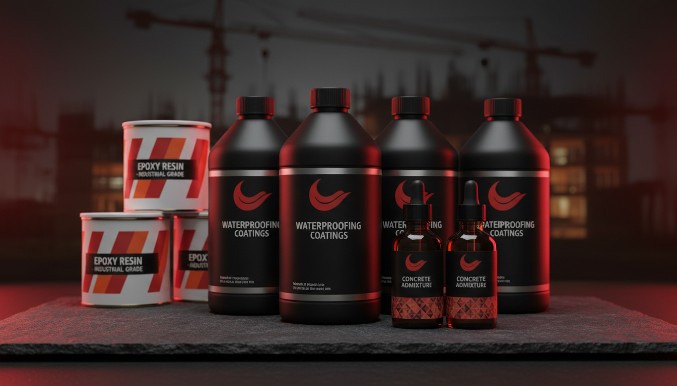 Premium construction chemical products by Flowcrete