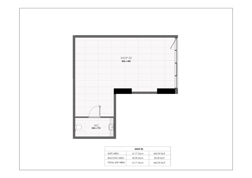 Shop 03 floor plan