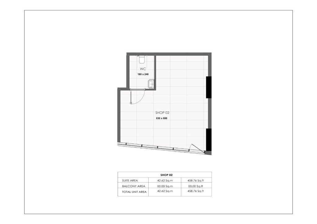 Shop 02 floor plan