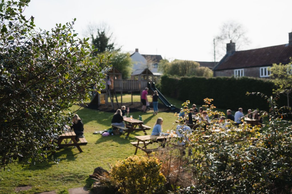 The Waldegrave pub garden