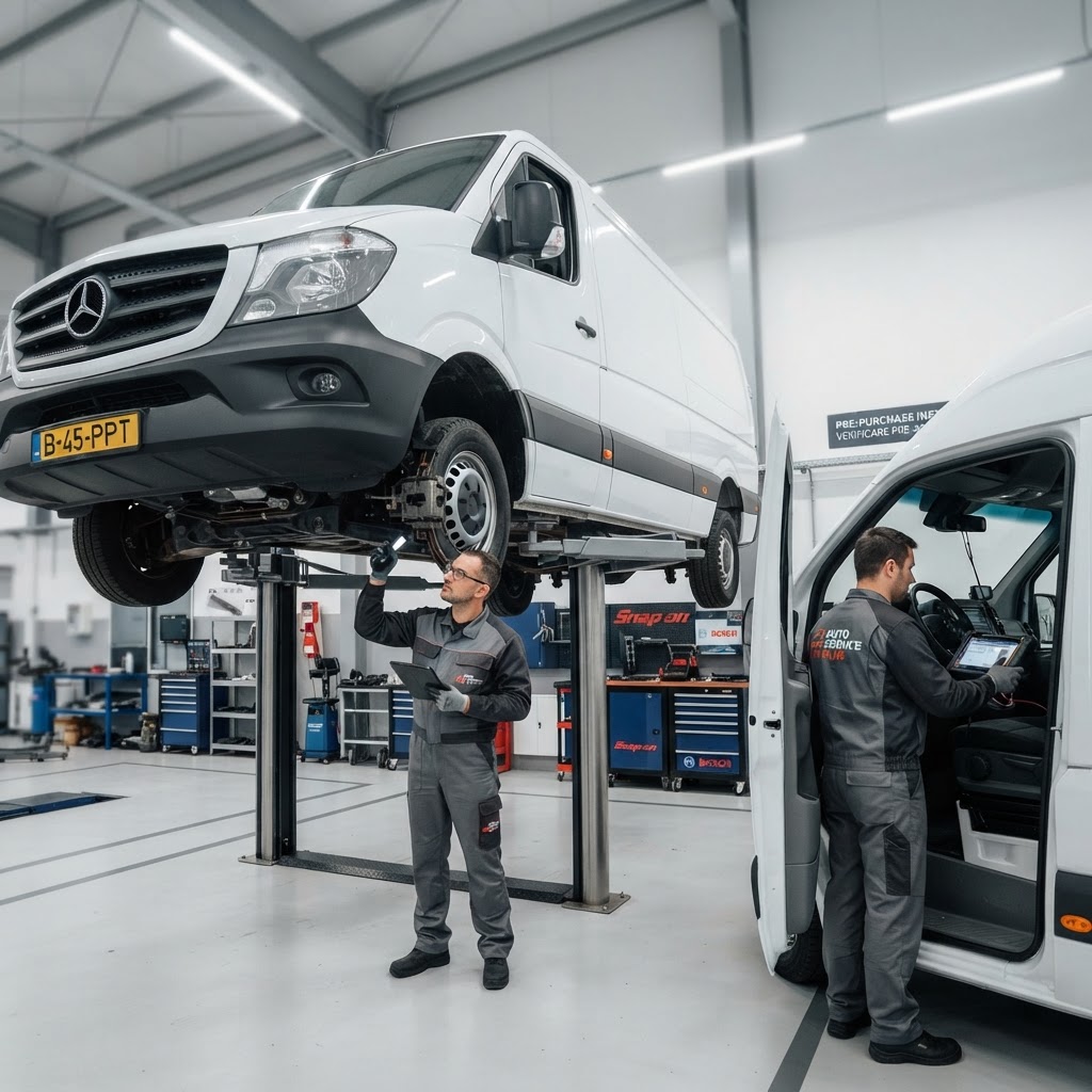 Verificare pre-achiziție pentru vehicule comerciale rulate