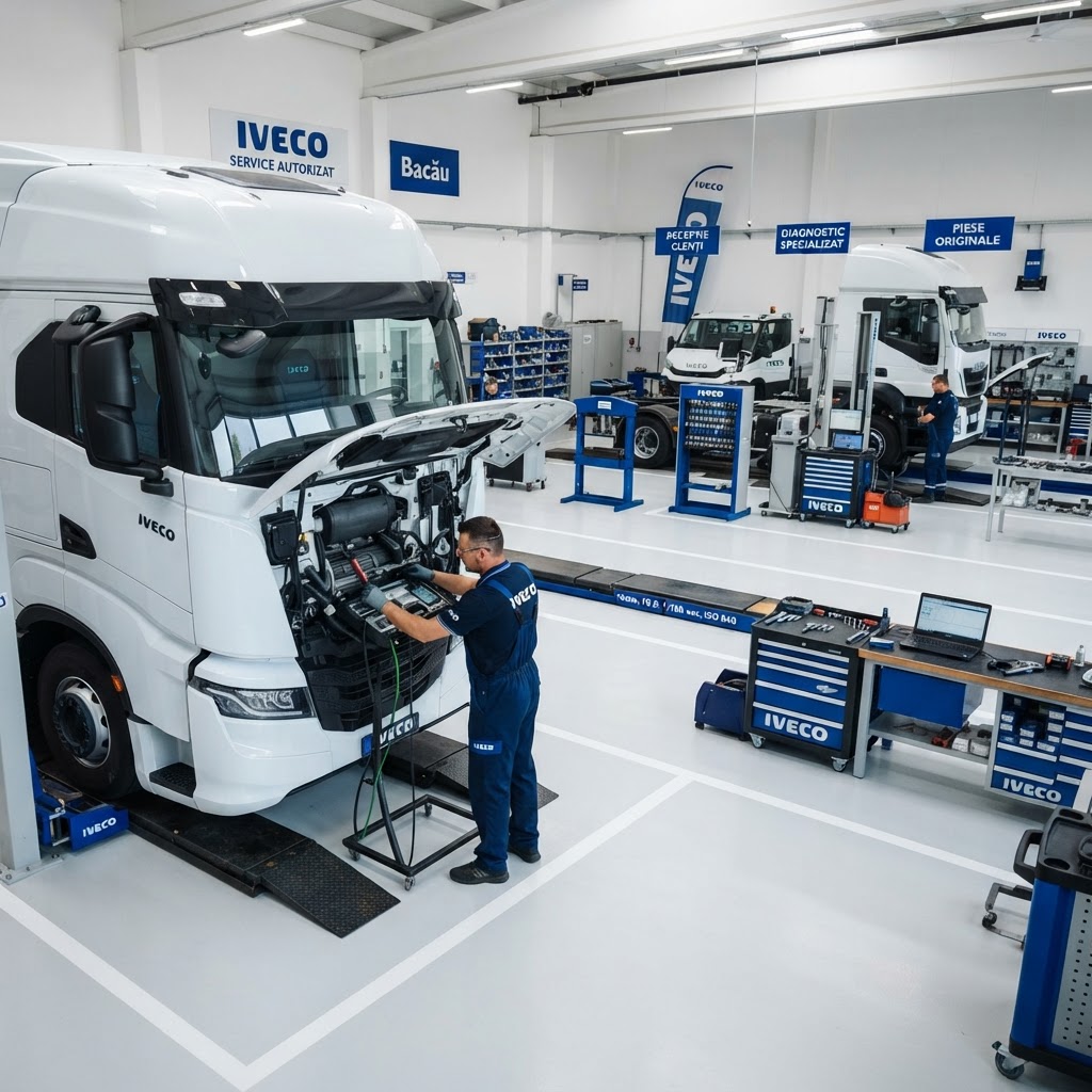 Importanța unui service autorizat Iveco în Bacău