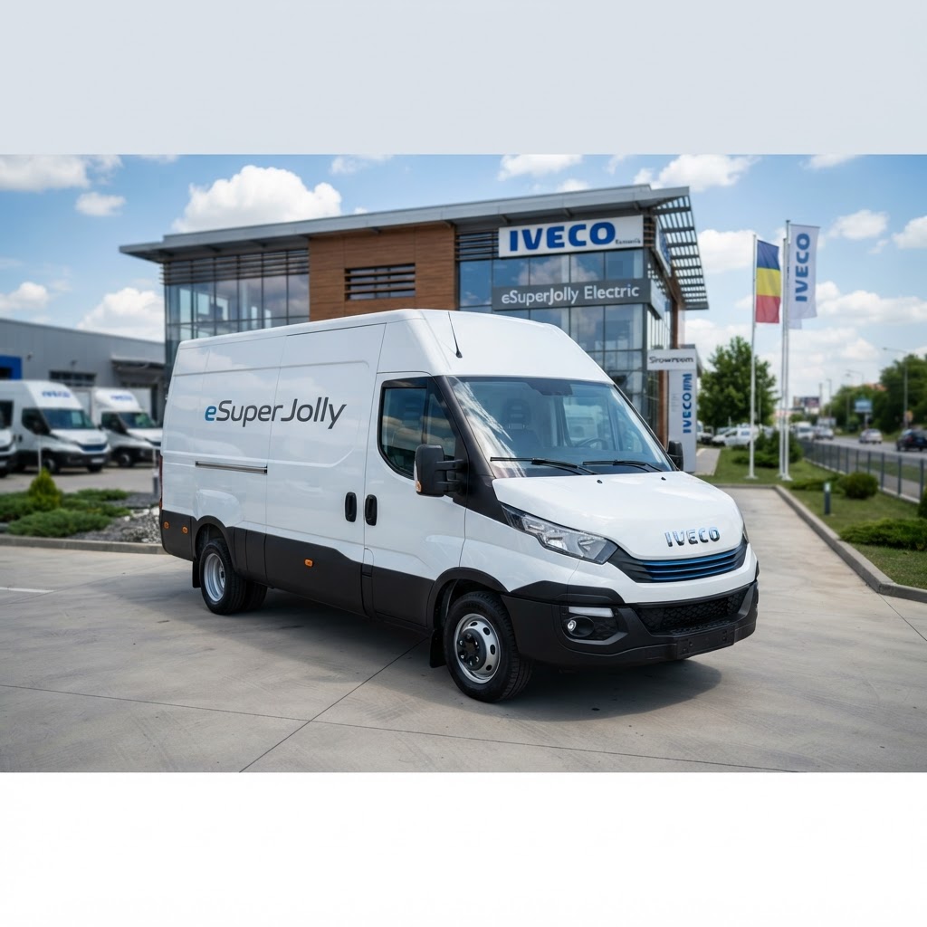 IVECO eSuperJolly — de ce este cea mai bună alegere printre furgonetele electrice din România