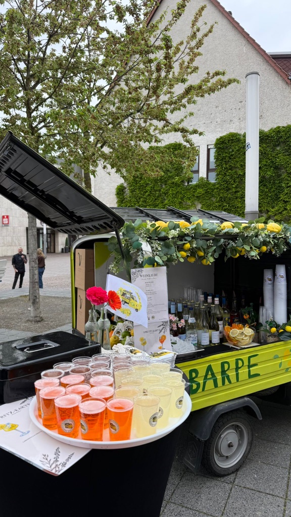 Barpe Bar voll aufgebaut