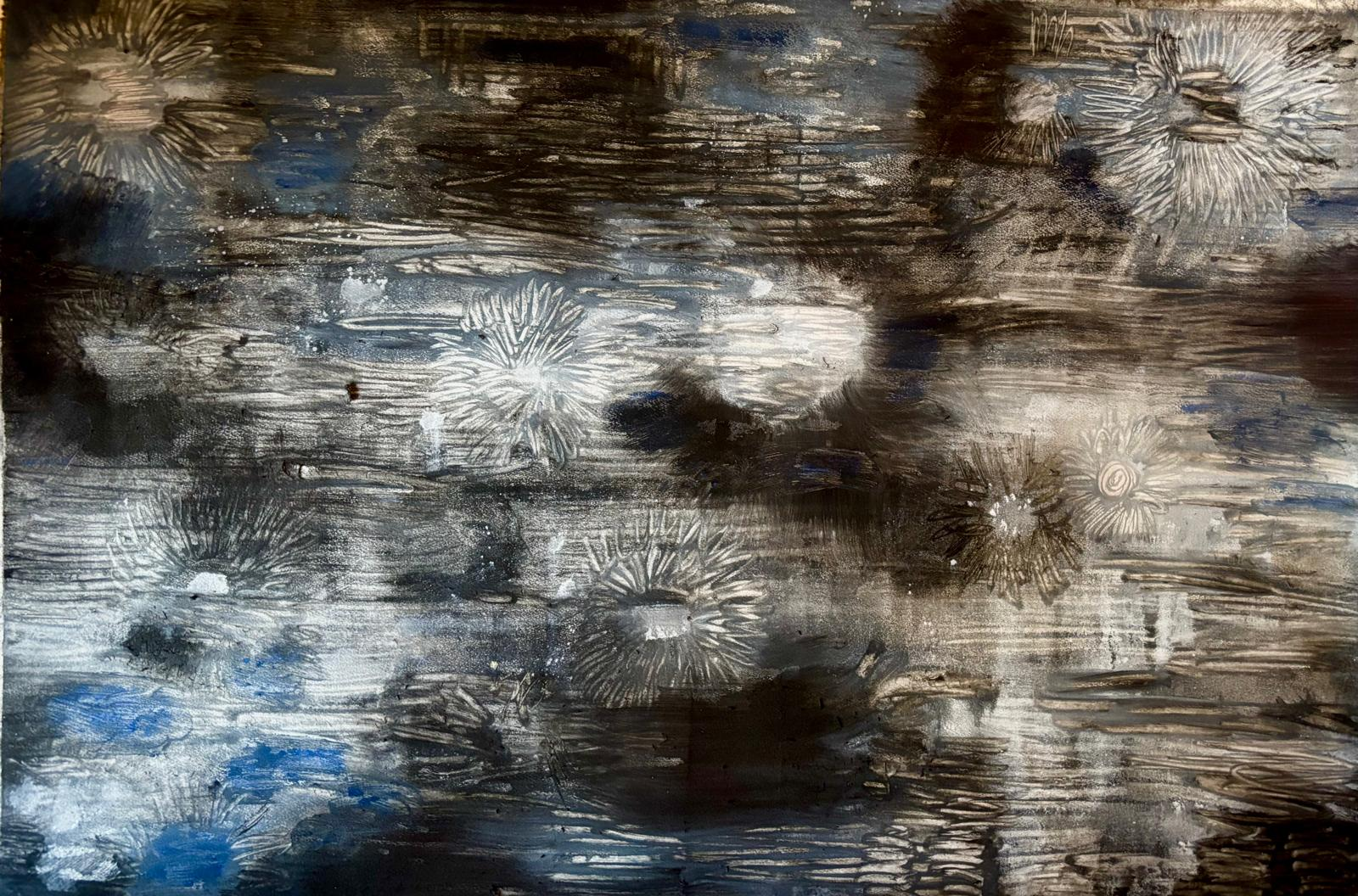Lennart Lovis Gerstenberger – dabāb kathīf ضباب كثيف / Küstennebel, 2026, 74x54cm