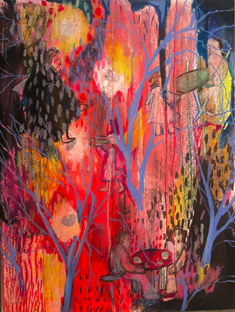 Lennart Lovis Gerstenberger – Abendgesang, 2026, 42x56cm