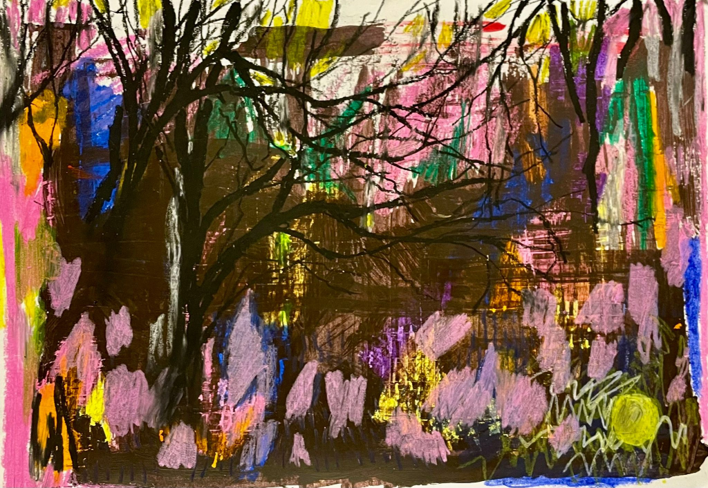 Lennart Lovis Gerstenberger – thoughts in the forest, 2026, 42x29cm