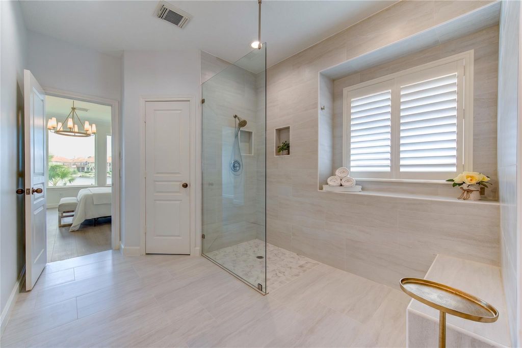 Bathroom with walk-in shower