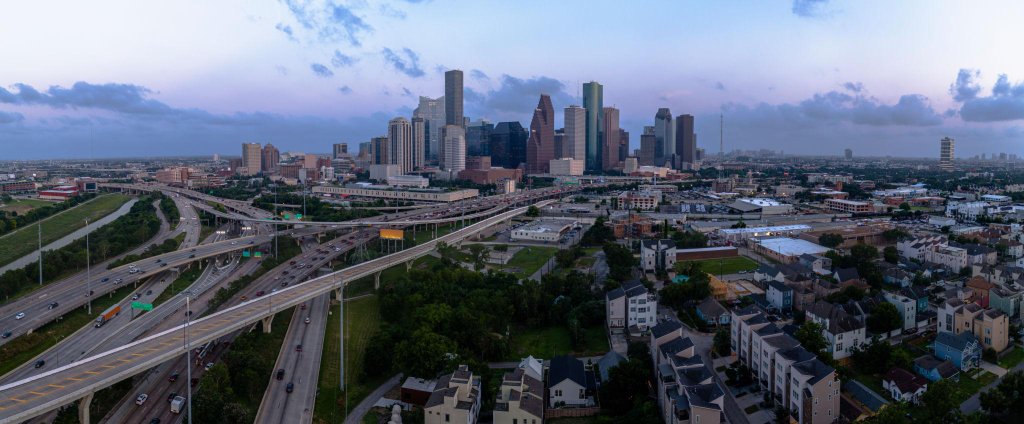 Houston aerial panoramic