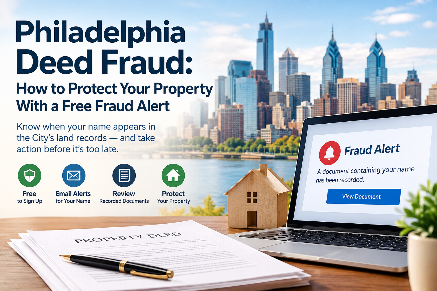 Philadelphia Deed Fraud: How to Protect Your Property With a Free Fraud Alert