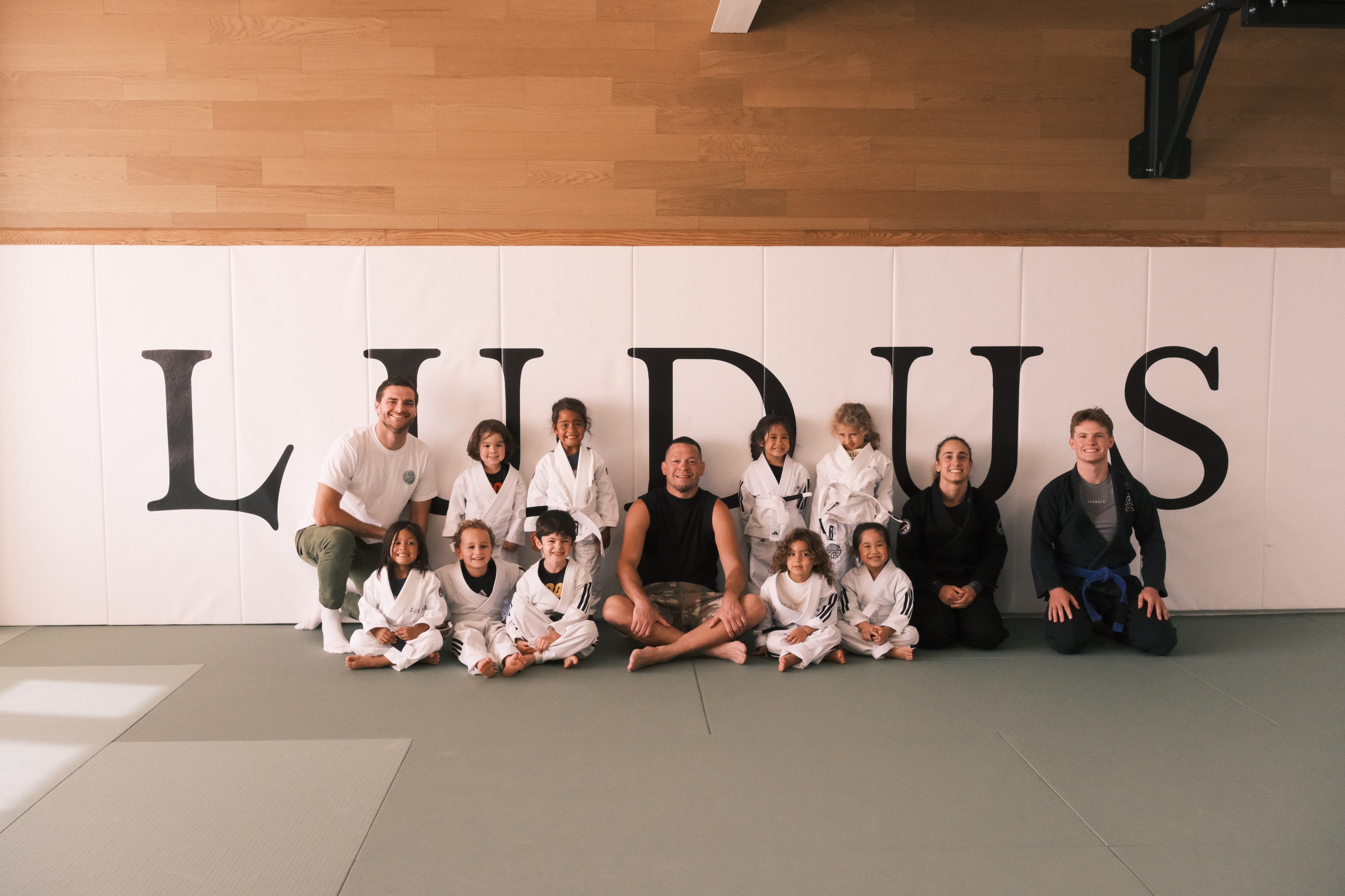 Kids and coaches at LUDUS