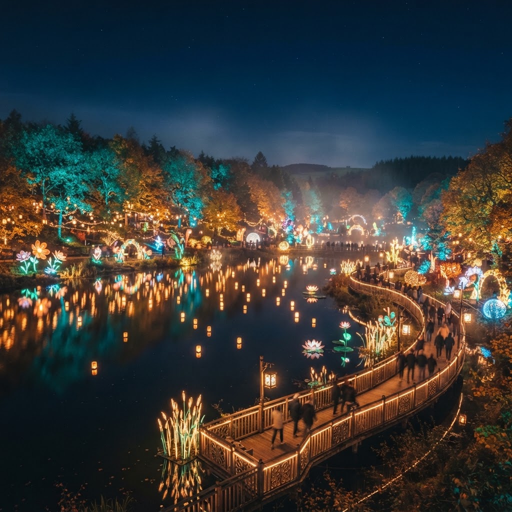 Rivington Terraced Gardens Festival of Light