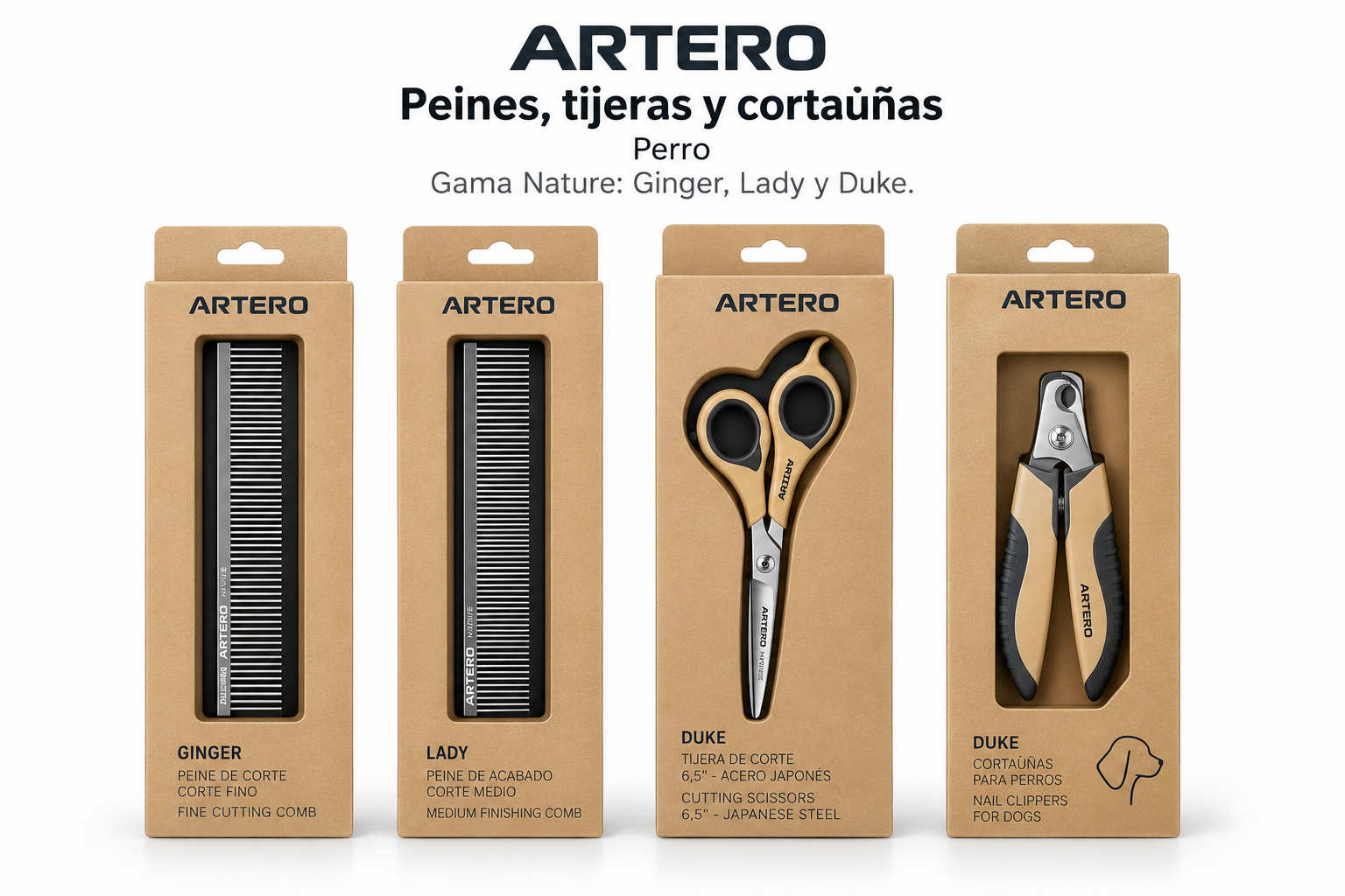 Artero Peines, tijeras y cortaúñas