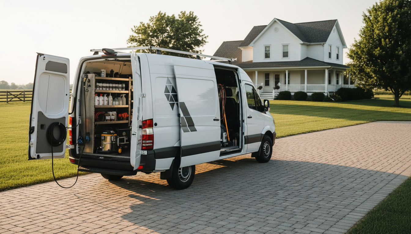 Nick's Noteworthy Detailing mobile service van
