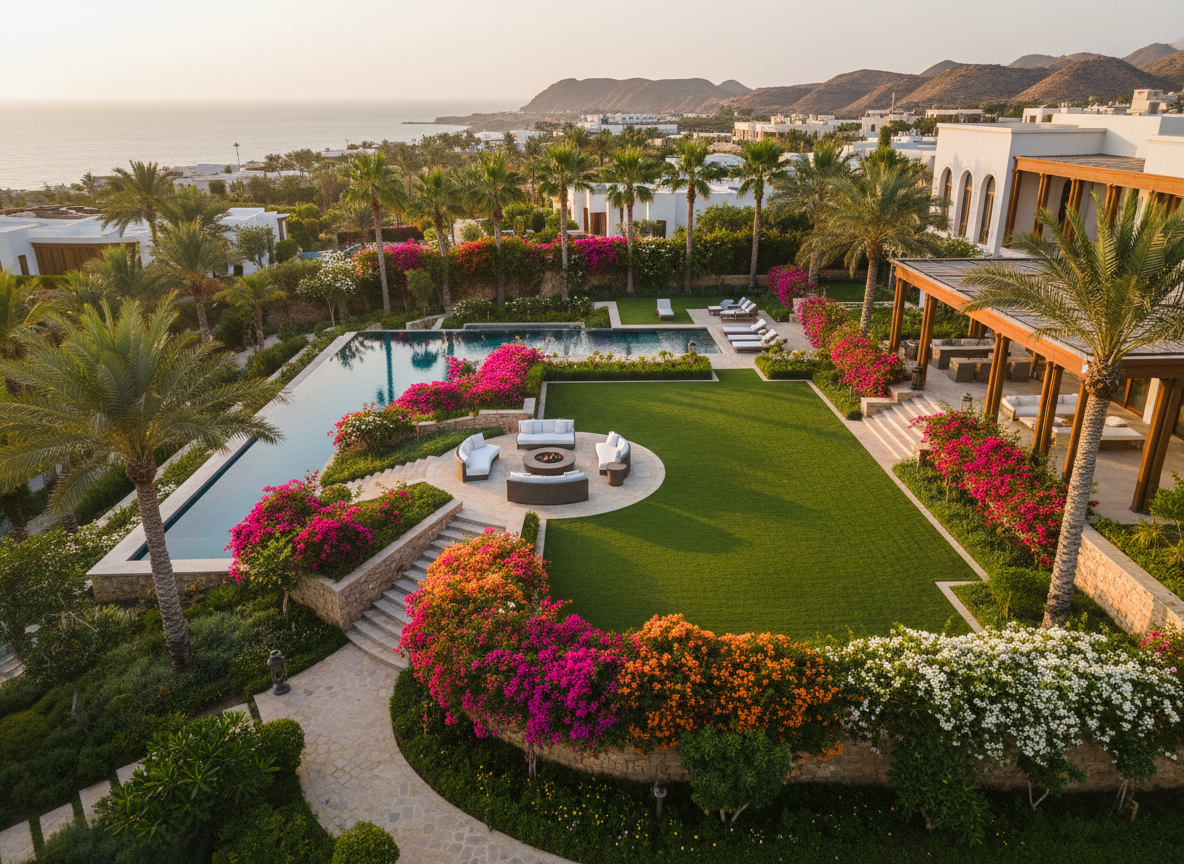 Villa Gardens in Muscat