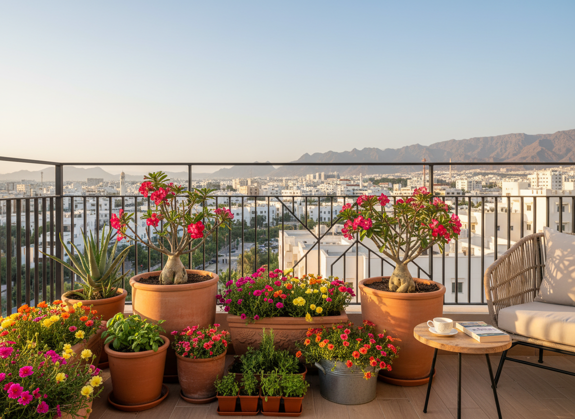 Balcony Gardens in Muscat