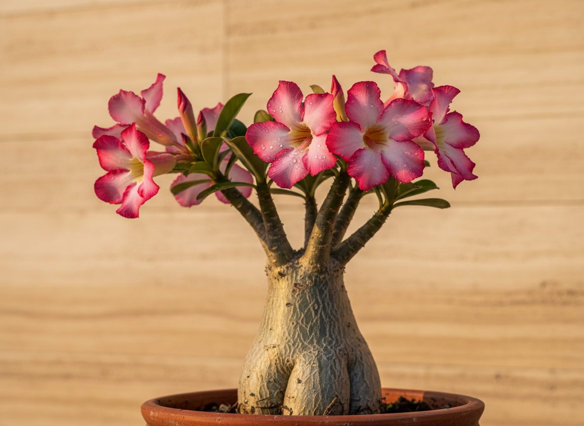 Desert Rose in Muscat garden