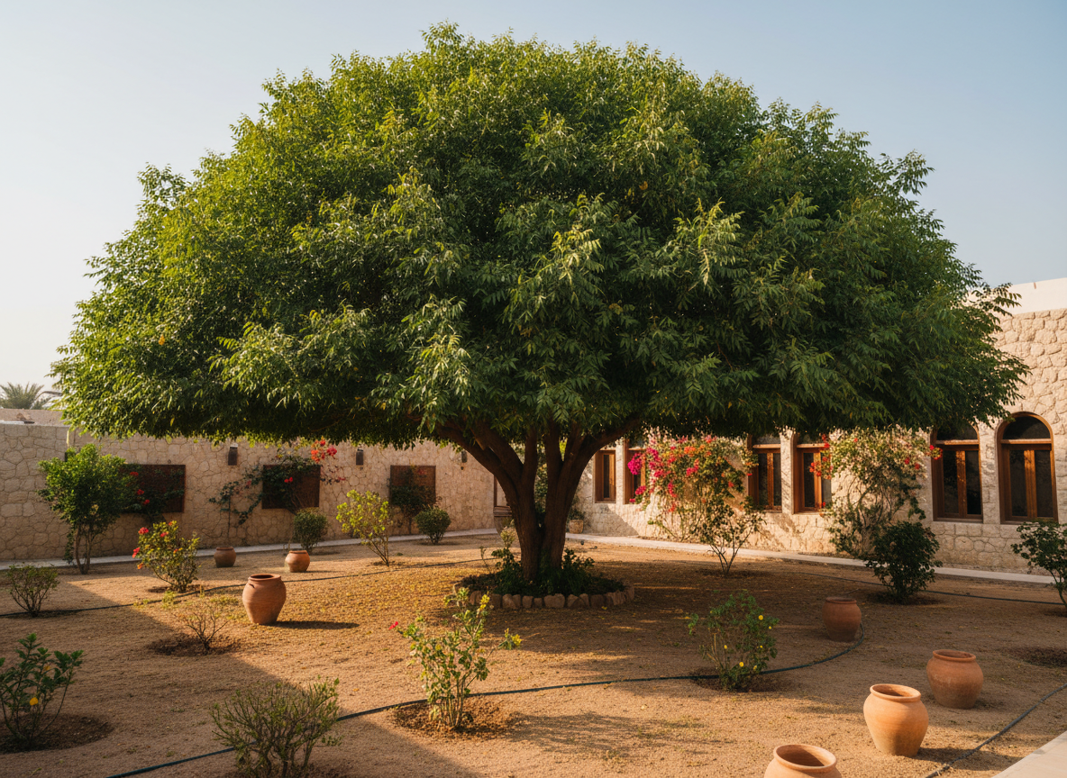 Neem Tree in Muscat garden